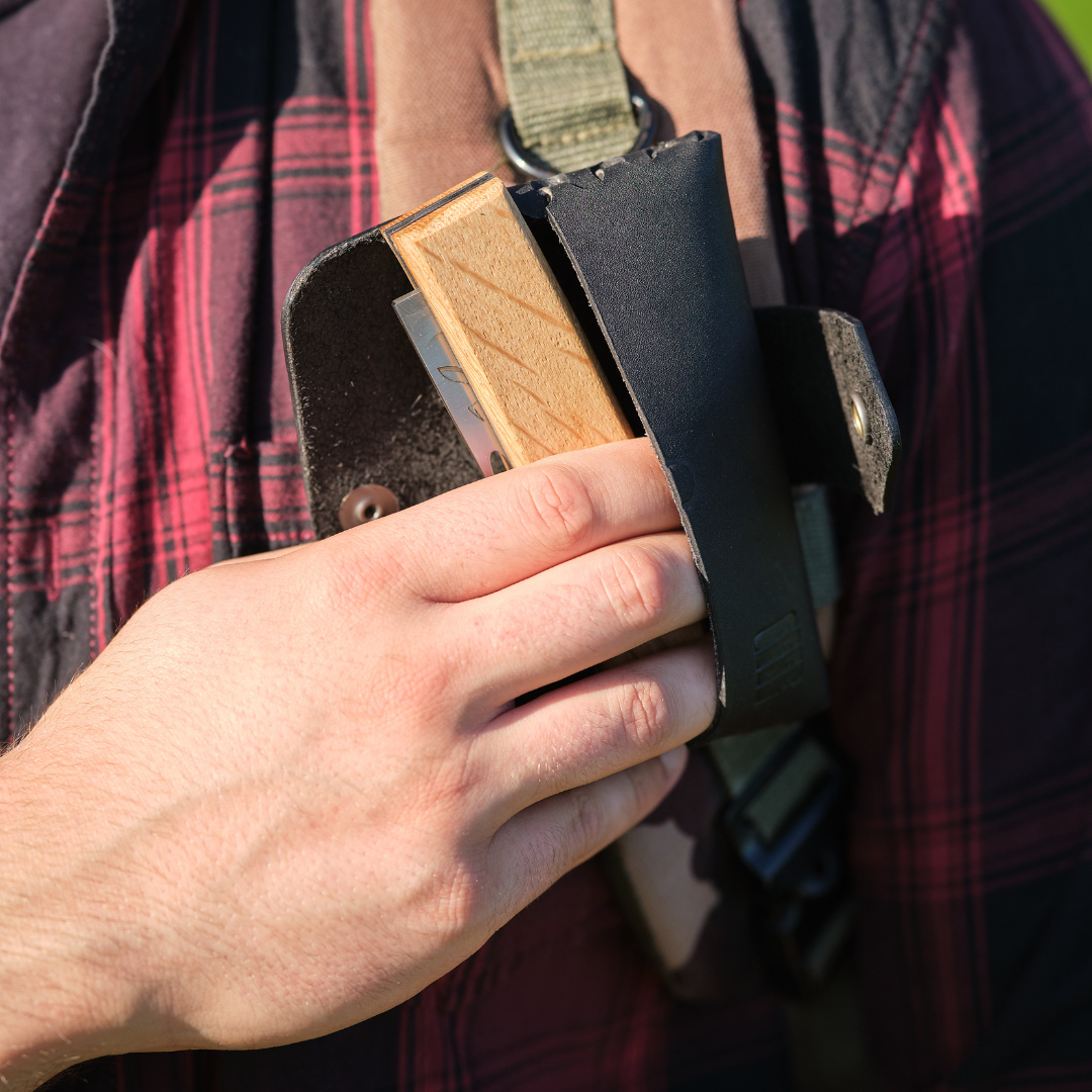 Couteau pliable en bois recyclé - 4