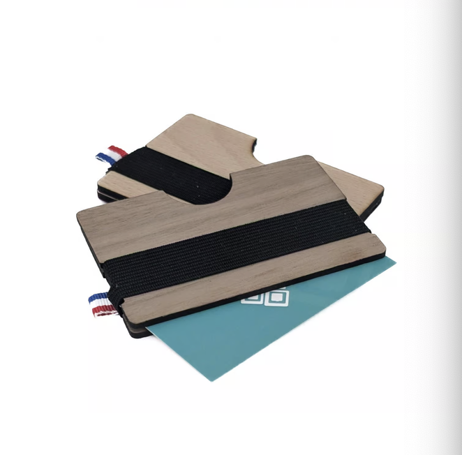 Porte-cartes de visite en bois made in France 