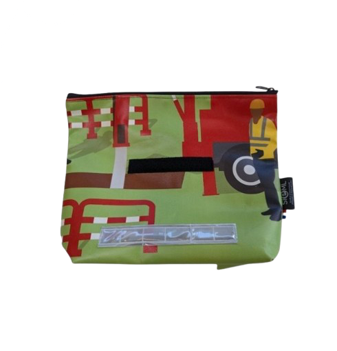 Pochette guidon vélo en bâche upcyclée - 3