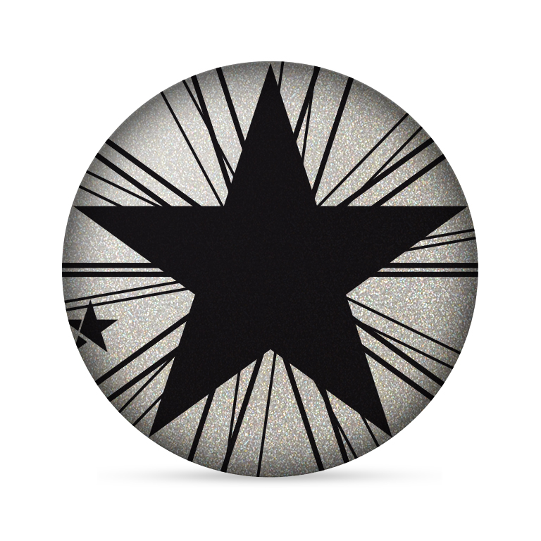 Badge textile réfléchissant made in France - 2