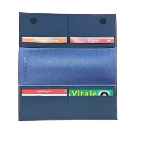 Pochette de sécurité routière​ qui s'adapte à la ceinture de sécurité