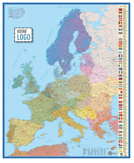 Cartographie sur mesure fabriqué en France - 2