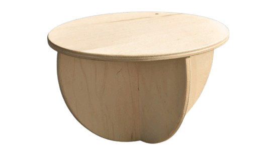 Banc de méditation en bois fabriqué en France