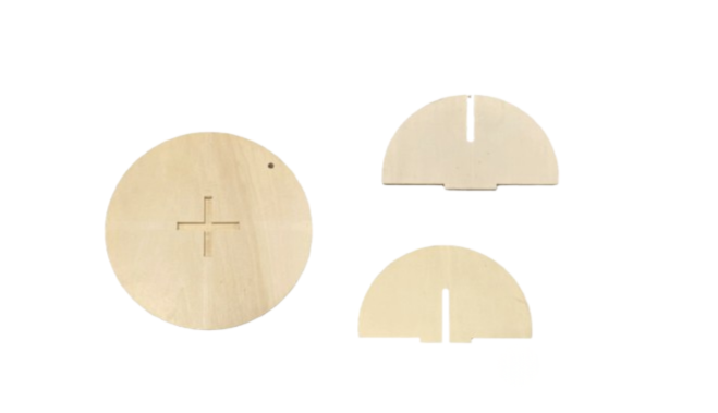 Banc de méditation en bois fabriqué en France - 3