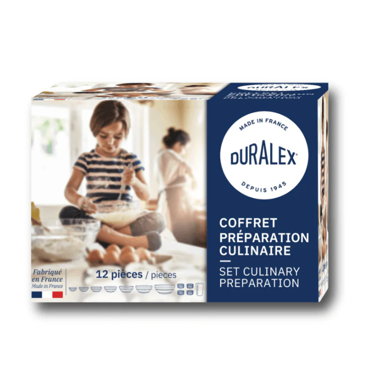 Coffret de préparation culinaire Duralex® - 12 pièces