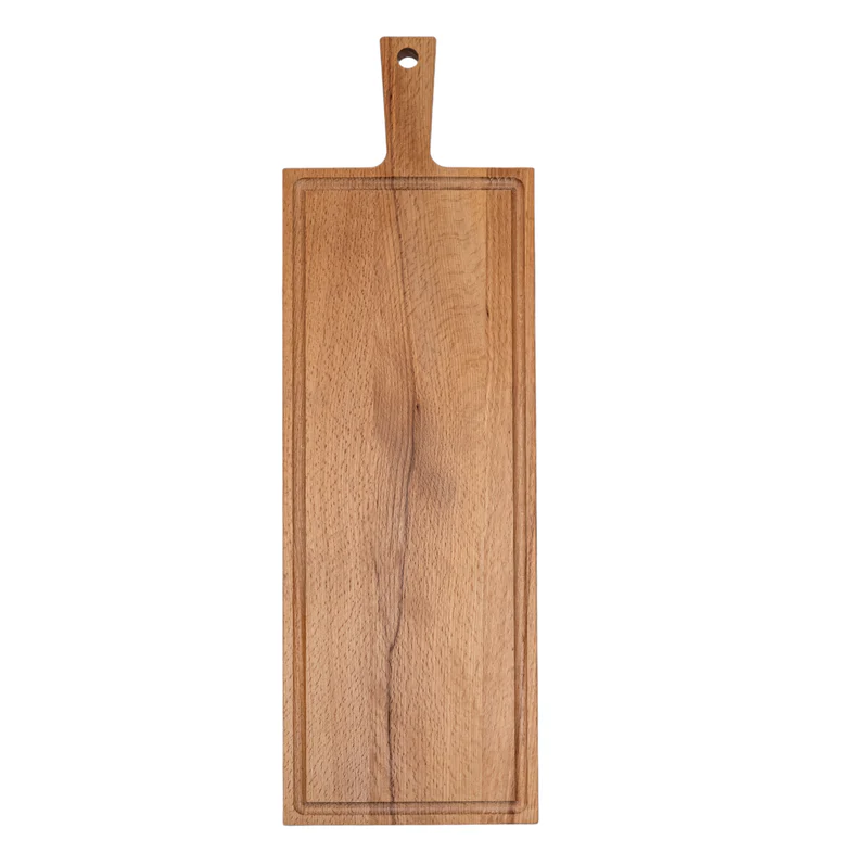 Planche rectangulaire en bois de hêtre