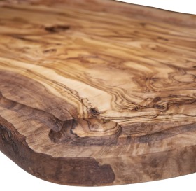 Planche avec rainure à jus en  bois d'olivier - 2