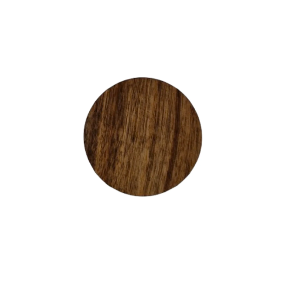 Ensemble de 4 dessous de verre rond en bois d'acacias - 3