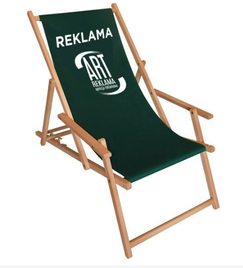 Chaise longue publicitaire en bois made in Pologne - 2