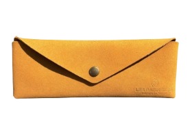 Trousse origami en cuir made in France