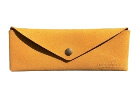 Trousse origami en cuir made in France