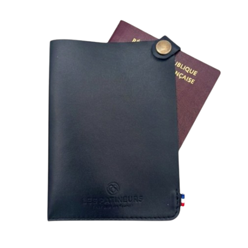 Porte-passeport en cuir made in France