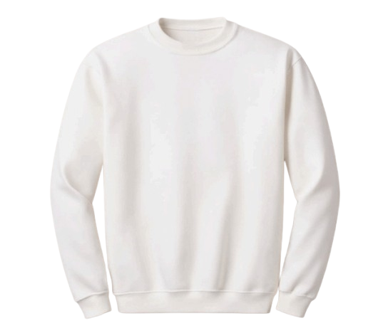 Sweat col rond en coton bio made in Portugal