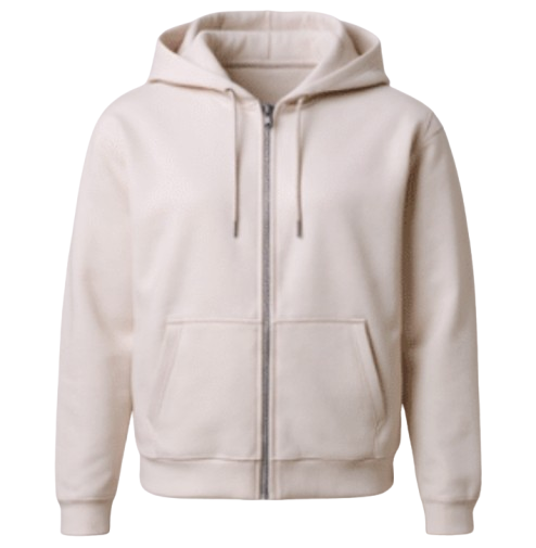 Sweat zippé en coton bio made in Portugal