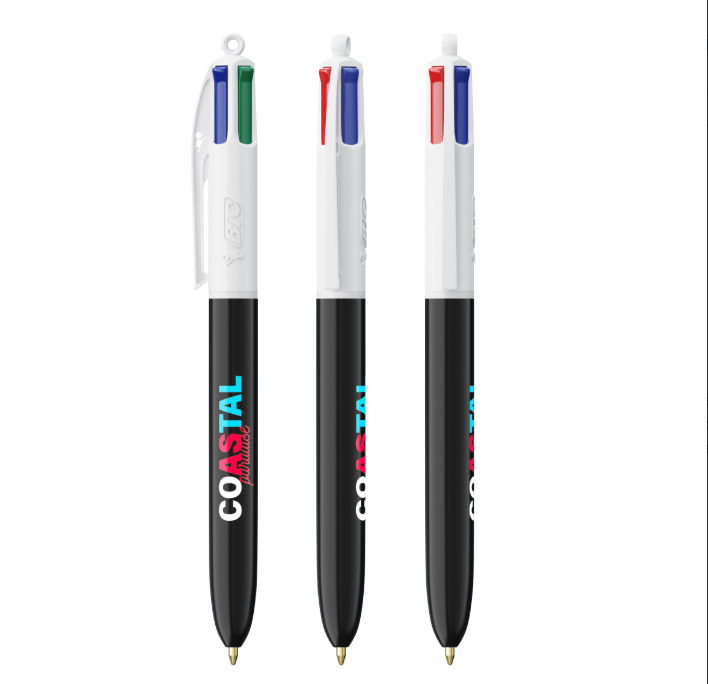 Stylo 4 couleurs personnalisable en plastique recyclé made in France - 2