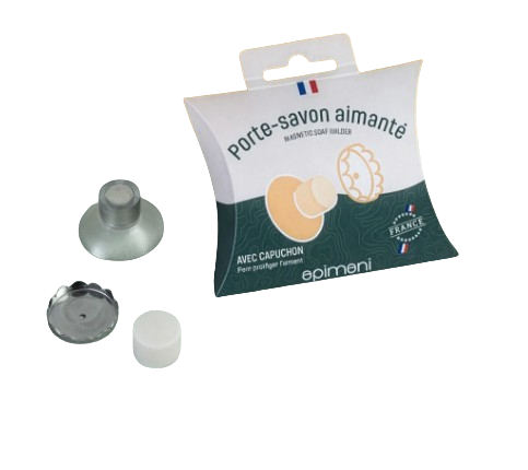 Porte-savon aimanté ventouse made in France