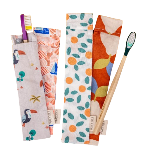 Etui à brosse à dents en coton made in France - 2