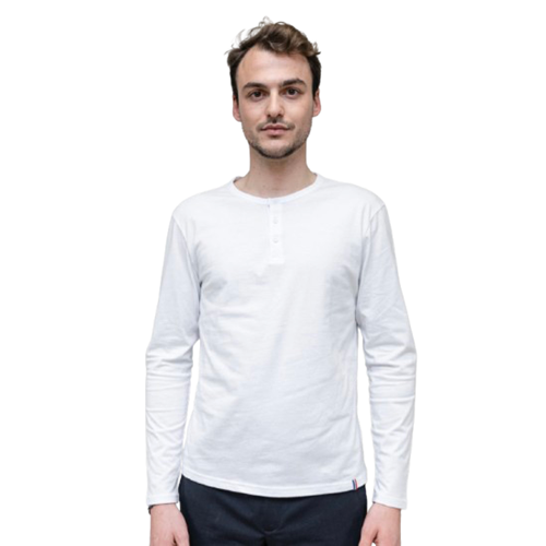 Tee-shirt à manches longues en coton bio fabriqué en France - Homme/Femme