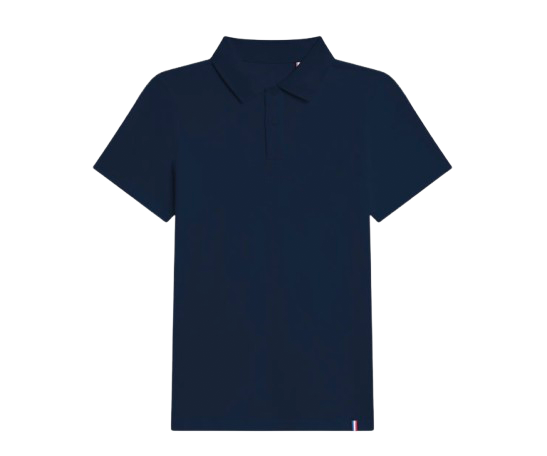 Polo à manches courtes en coton bio fabriqué en France