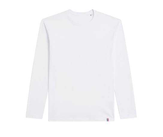 Tee-shirt manches longues en coton bio fabriqué en France