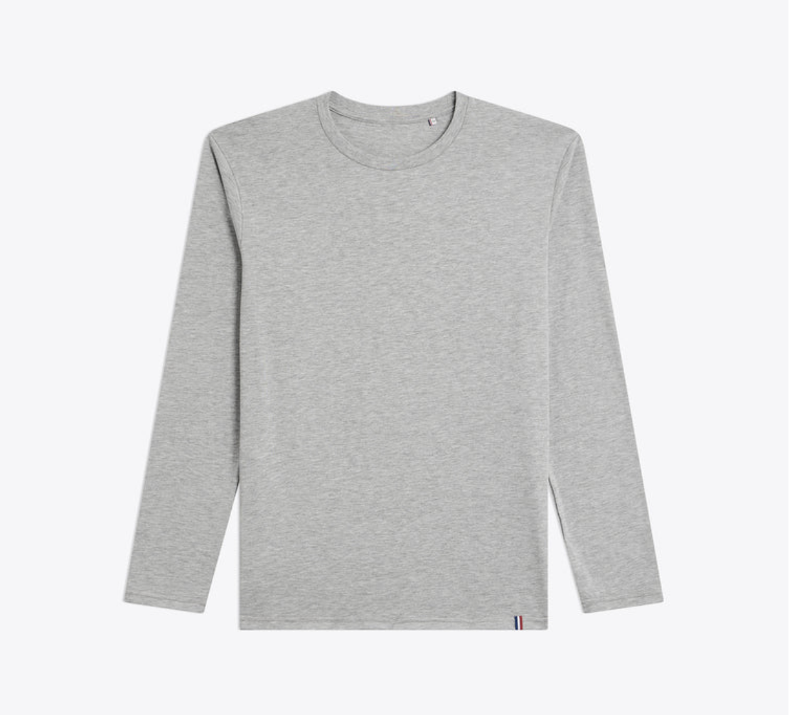 Tee-shirt manches longues en coton bio fabriqué en France - 3