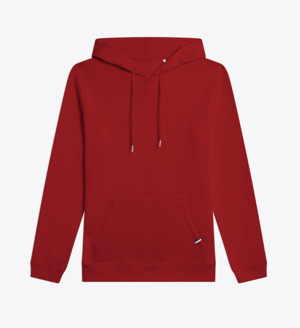 Hoodie molletonné en coton bio fabriquée en France - Mixte - 4