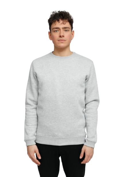 Sweat molletonné sans capuche en coton bio fabriqué en France - Mixte - 7