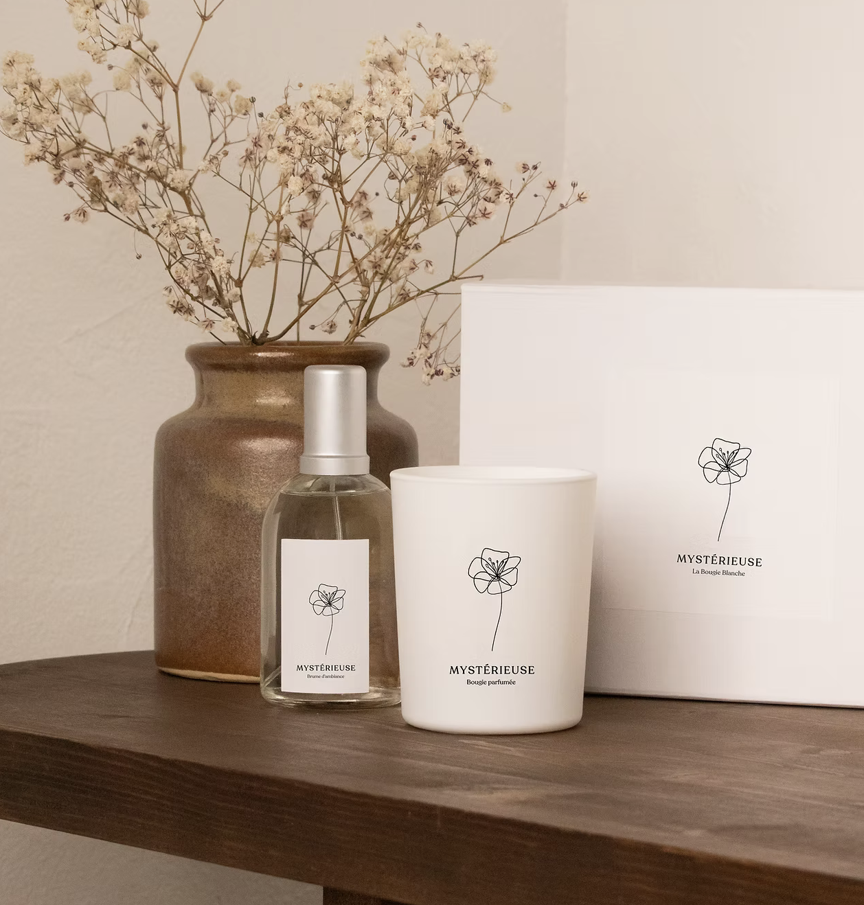 Coffret bougie artisanale et brume fabriqué en France - 2