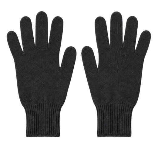Gants en laine mérinos et cachemire, tricotés à Saint-Malo