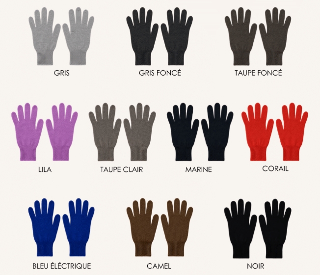 Gants en laine mérinos et cachemire, tricotés à Saint-Malo - 3