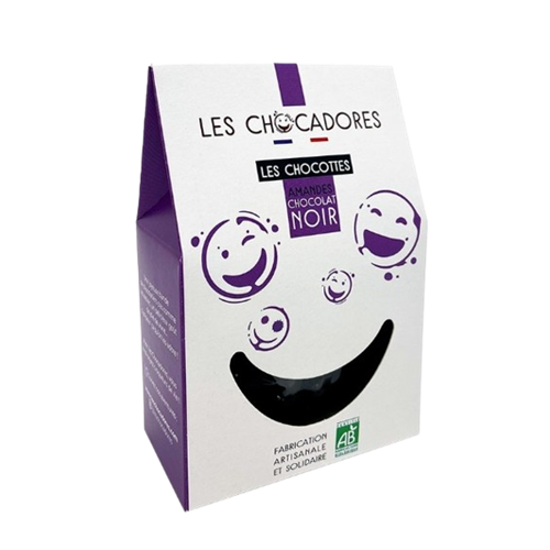 Amandes au chocolat bio faites dans un ESAT lyonnais, 130g