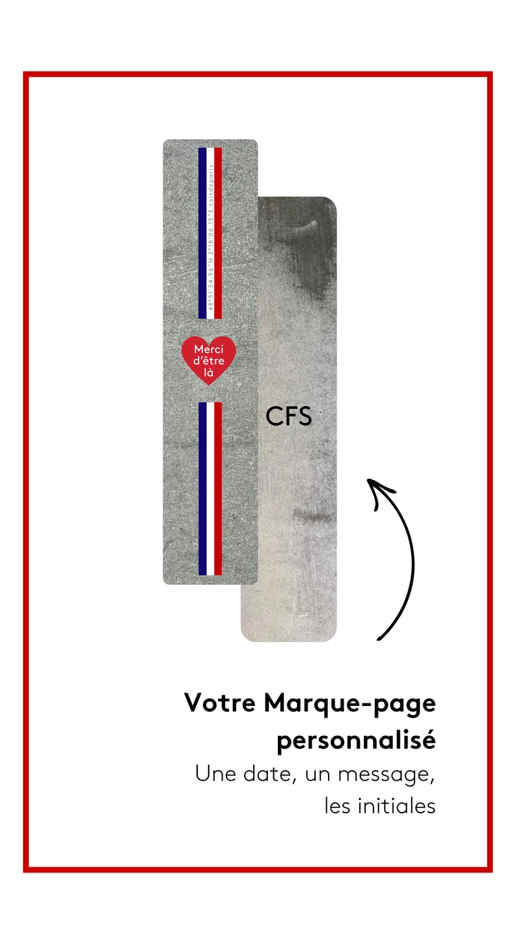 Marque-page bas carbone et patrimonial, en zinc de toit parisien