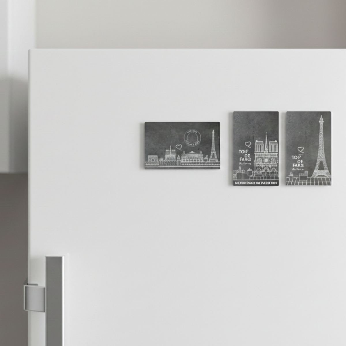 Magnet bas carbone et patrimonial, en zinc de toit parisien - 2