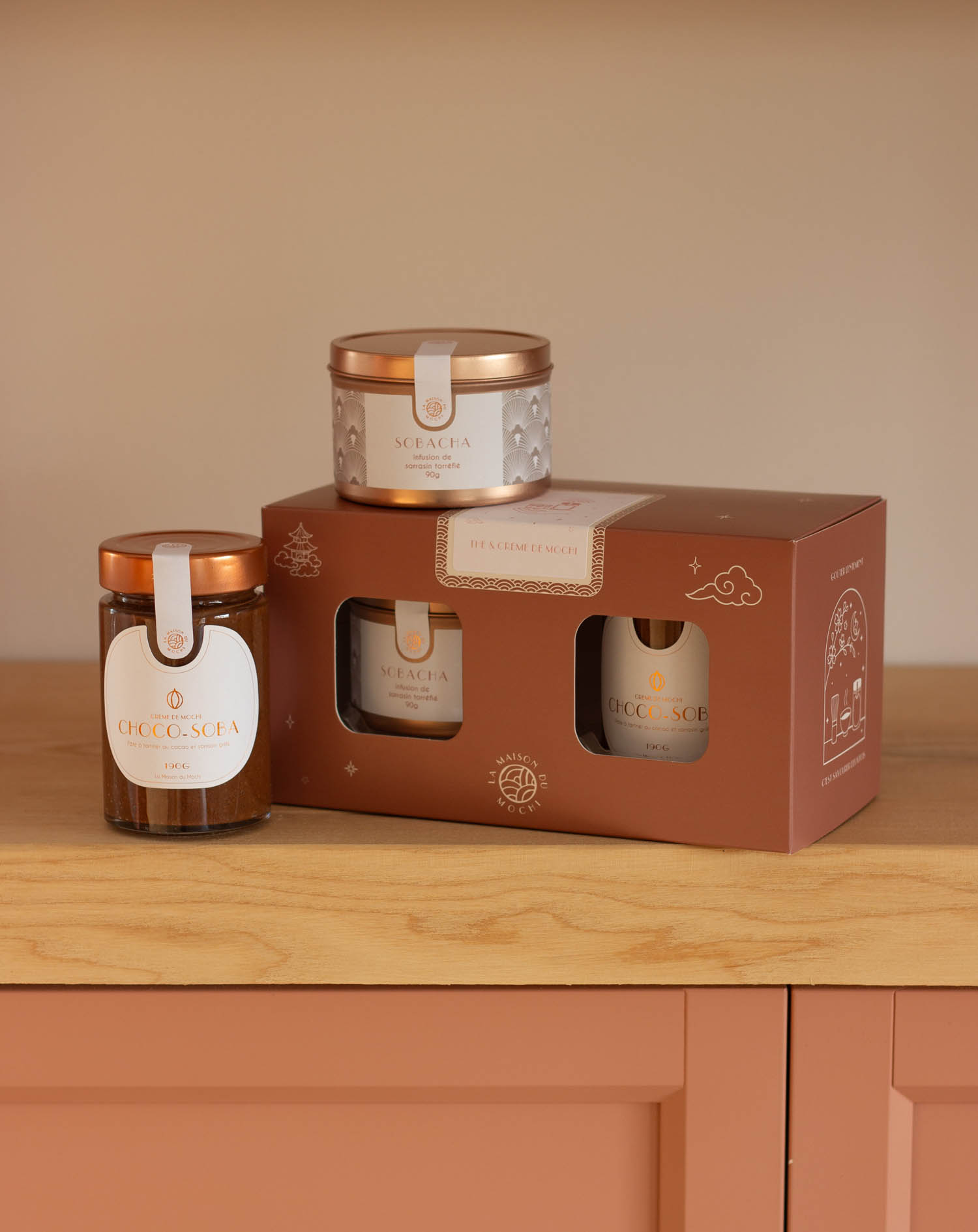 Coffret végétal pâte à tartiner et infusion, fait en Touraine - 2