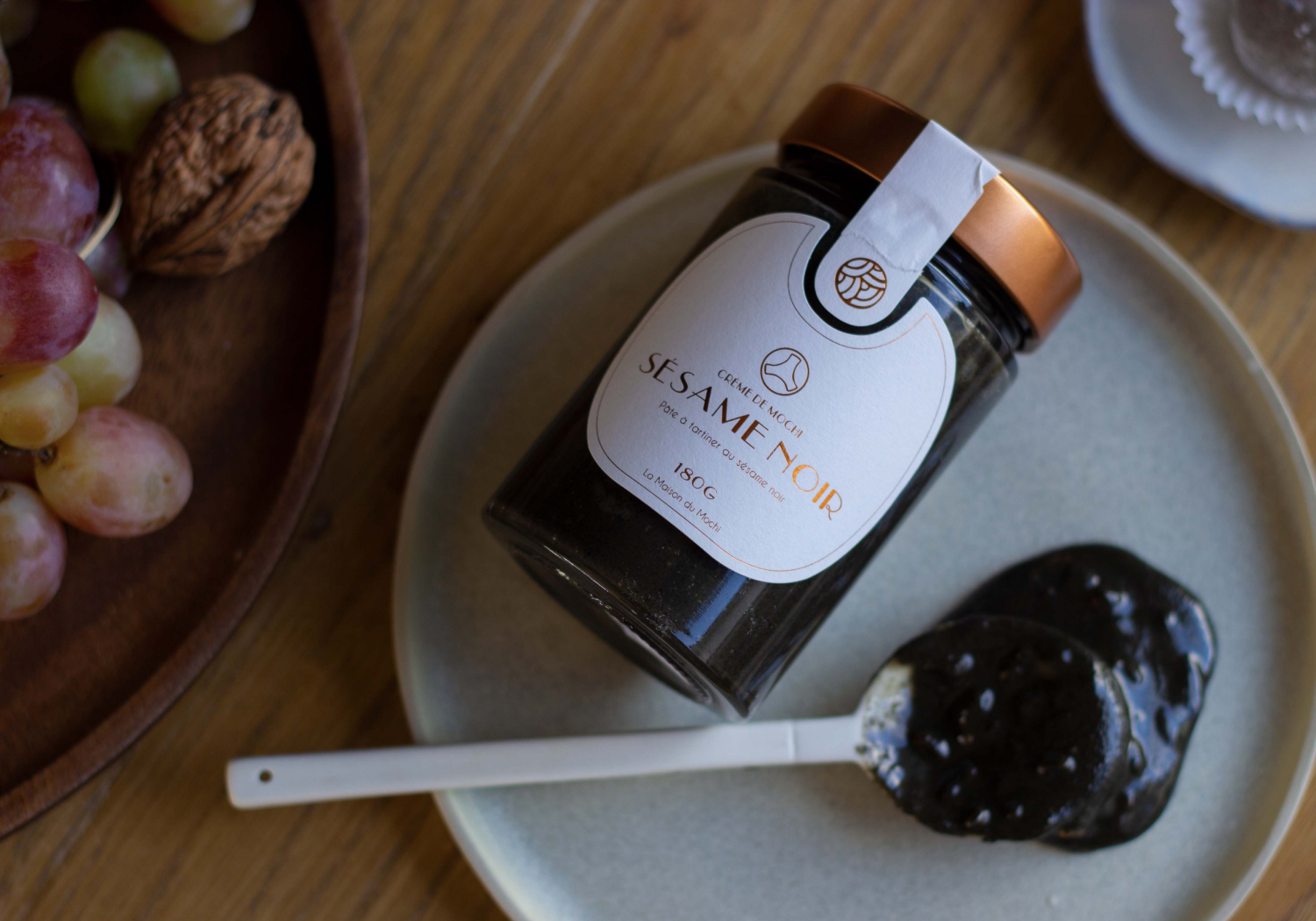 Coffret végétal crème sésame noir et crème yuzu, fait en Touraine - 2