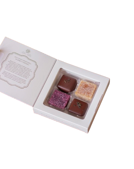 Coffret douceurs végétales d'inspiration japonaise, fait en Touraine