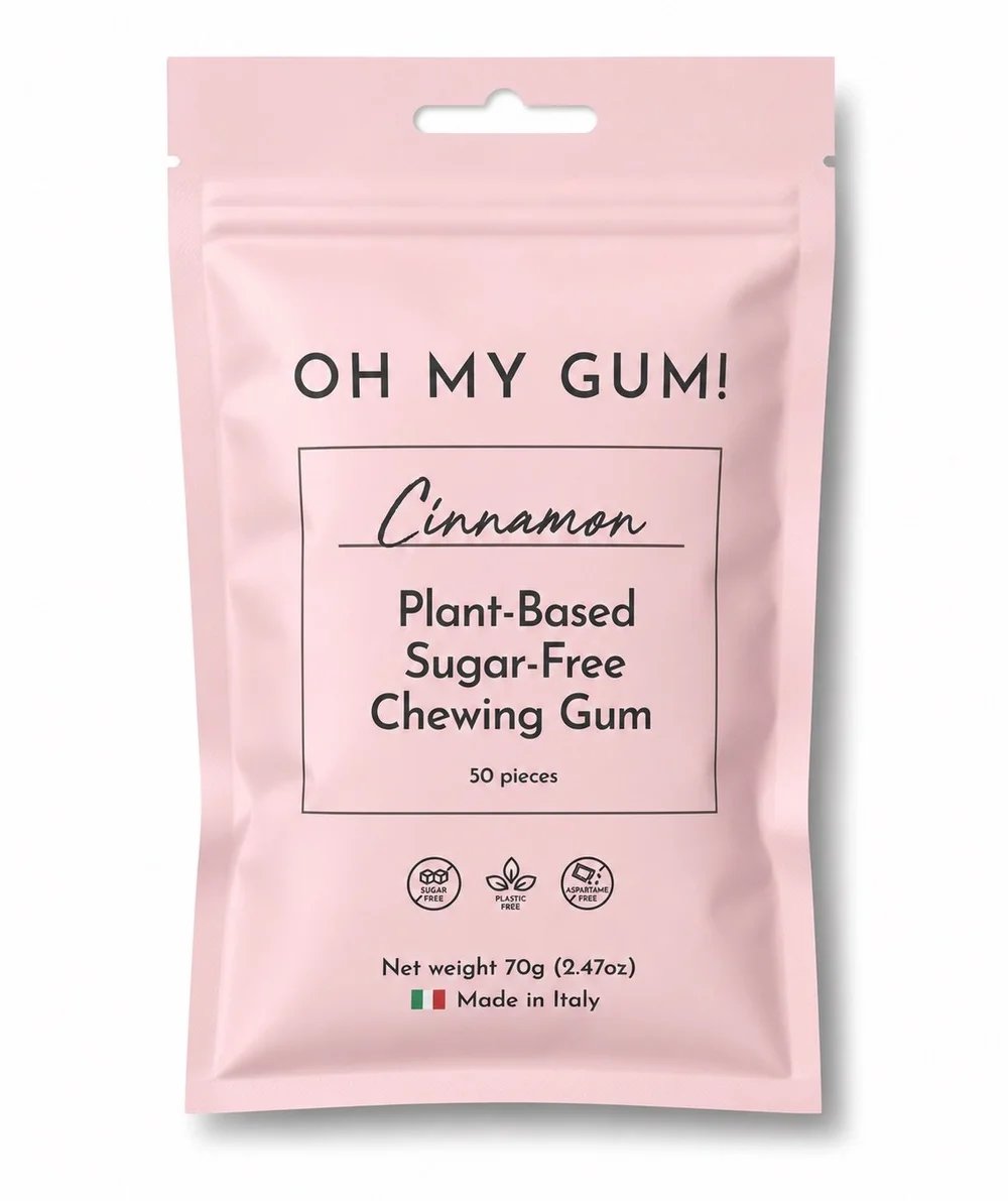 Chewing-gums vegans, sans sucre et sans gluten, fabriqués en Italie - 2