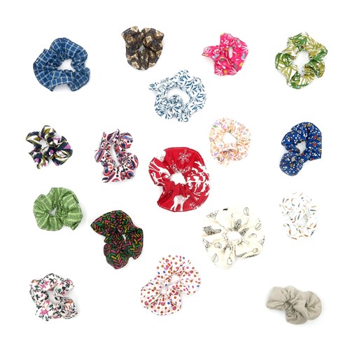 Chouchou en coton upcyclé