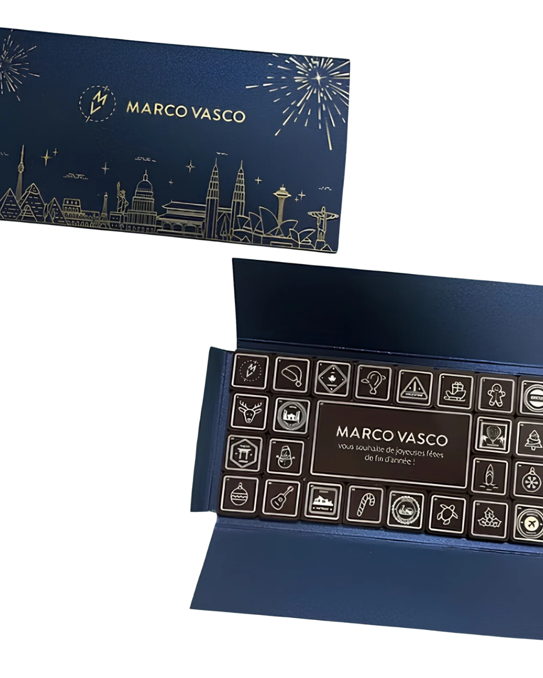 Calendrier de l'avent avec chocolats personnalisables, made in Bretagne - 4