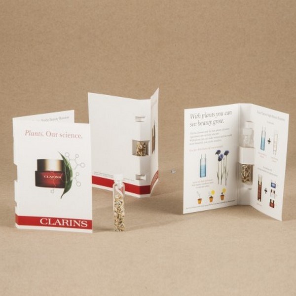 Carte échantillon parfum & graines Made in France -