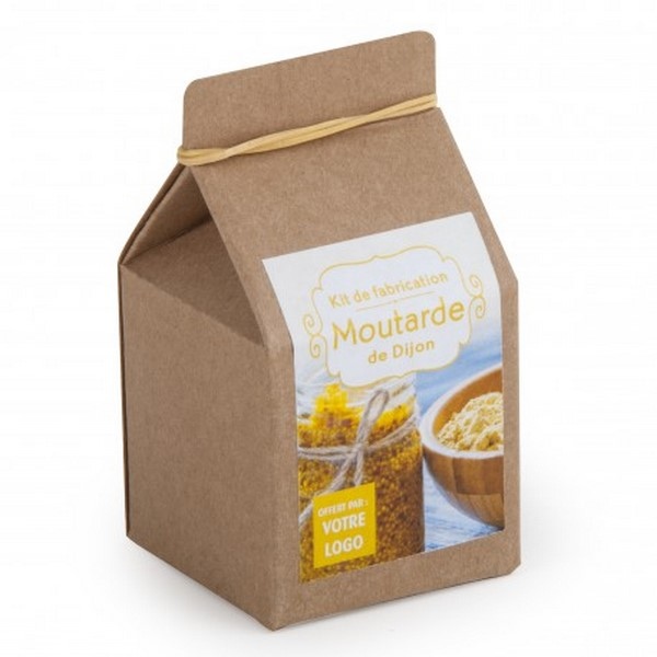Coffret gastronomie moutarde kraft Made in France