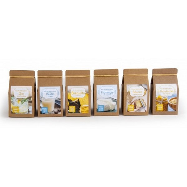 Coffret gastronomie moutarde kraft Made in France -