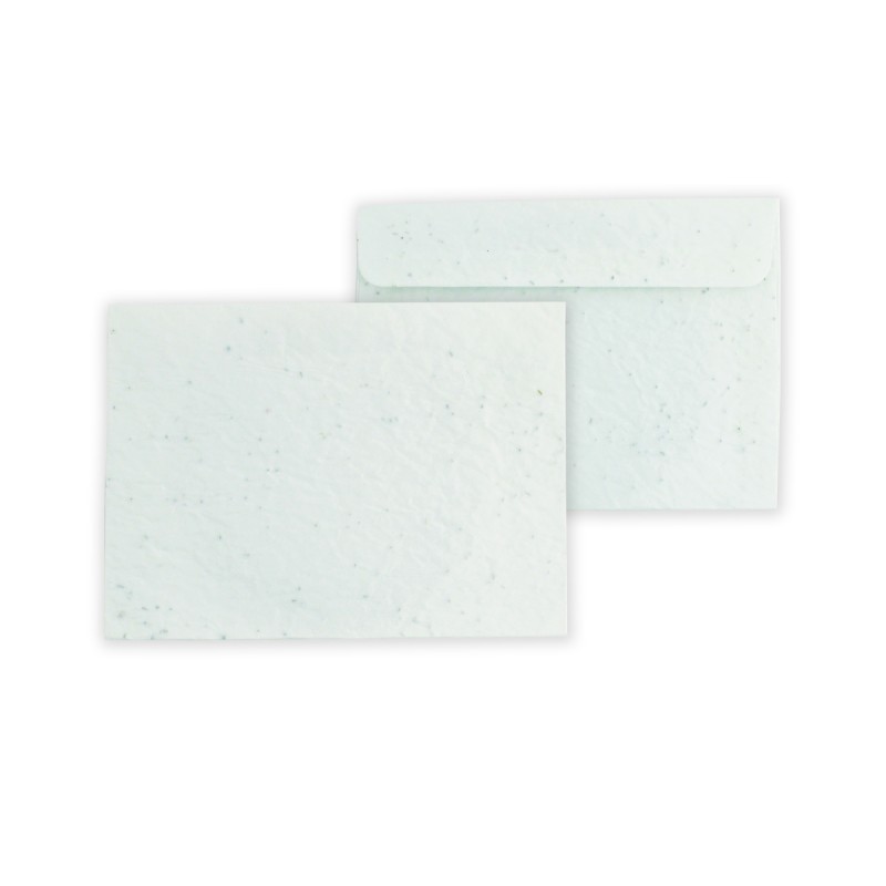 Enveloppe ensemencée en papier recyclé