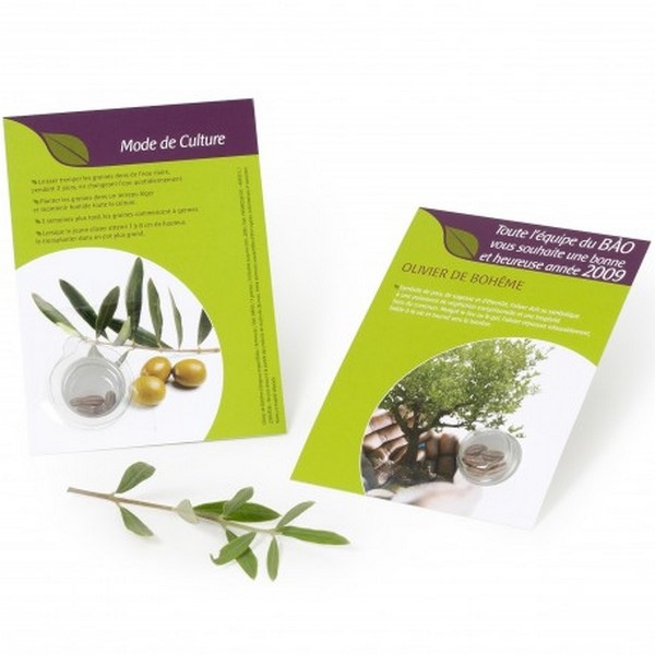 Carte postale graines en capsule - Made in France